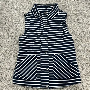 Grace and Lace striped puffy vest